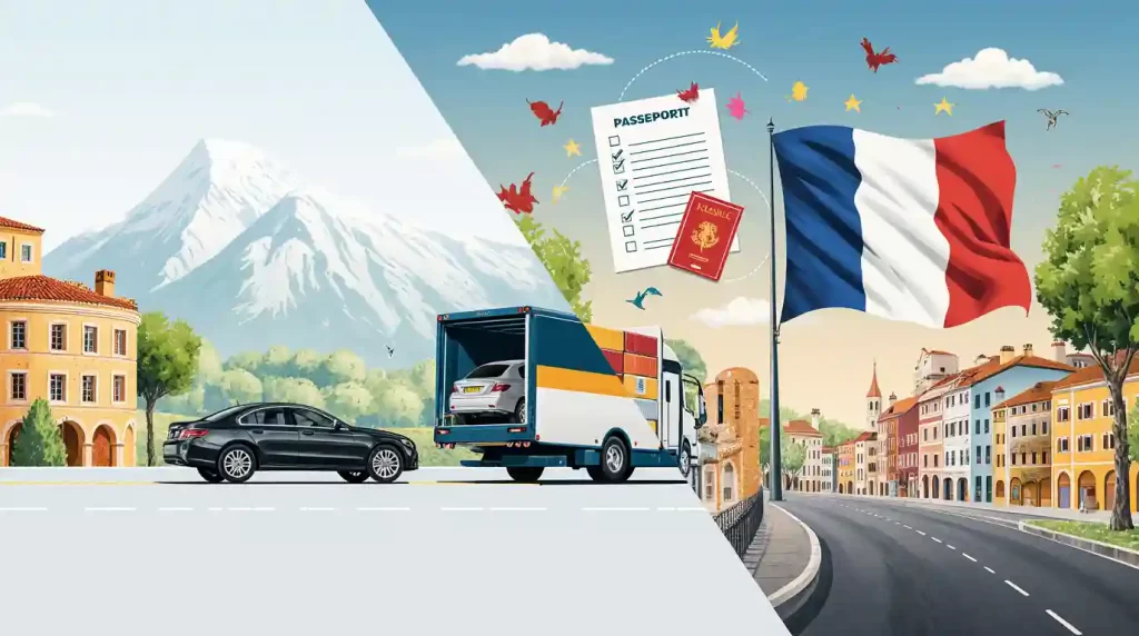 Importation de voiture d'Italie en France